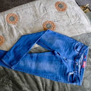 vintage wash stretch skinny jeans